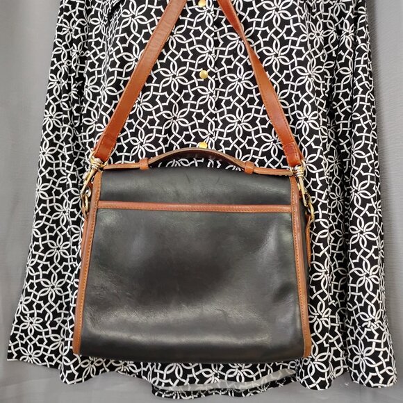 ❤️Vintage COACH 6019 Court Bag Spectator Trim Top Handle & Shoulder Bag +FOB - Picture 7 of 9